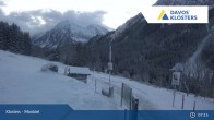 Archiv Foto Webcam Klosters: Monbiel Parkplatz 06:00