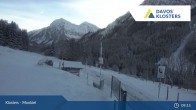 Archiv Foto Webcam Klosters: Monbiel Parkplatz 08:00