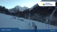 Archived image Webcam Klosters Monbiel Car Park 08:00