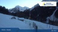 Archiv Foto Webcam Klosters: Monbiel Parkplatz 08:00