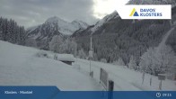 Archiv Foto Webcam Klosters: Monbiel Parkplatz 08:00