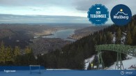 Archived image Webcam Wallbergbahn by Lake Tegernsee (1635m) 08:00