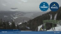 Archived image Webcam Wallbergbahn by Lake Tegernsee (1635m) 10:00