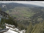 Archiv Foto Webcam Laber Bergbahn: Blick nach Oberammergau 13:00