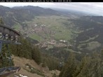 Archiv Foto Webcam Laber Bergbahn: Blick nach Oberammergau 07:00