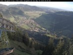 Archiv Foto Webcam Laber Bergbahn: Blick nach Oberammergau 06:00