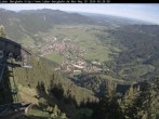 Archiv Foto Webcam Laber Bergbahn: Blick nach Oberammergau 07:00