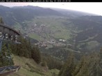 Archiv Foto Webcam Laber Bergbahn: Blick nach Oberammergau 19:00