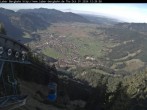 Archiv Foto Webcam Laber Bergbahn: Blick nach Oberammergau 11:00