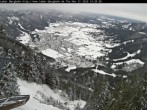 Archiv Foto Webcam Laber Bergbahn: Blick nach Oberammergau 13:00