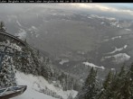 Archiv Foto Webcam Laber Bergbahn: Blick nach Oberammergau 07:00