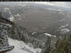 Archiv Foto Webcam Laber Bergbahn: Blick nach Oberammergau 09:00