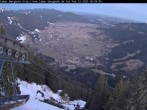 Archiv Foto Webcam Laber Bergbahn: Blick nach Oberammergau 06:00