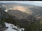 Archiv Foto Webcam Laber Bergbahn: Blick nach Oberammergau 07:00