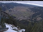 Archiv Foto Webcam Laber Bergbahn: Blick nach Oberammergau 06:00