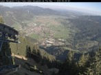Archiv Foto Webcam Laber Bergbahn: Blick nach Oberammergau 07:00