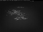 Archiv Foto Webcam Laber Bergbahn: Blick nach Oberammergau 01:00
