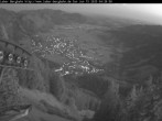 Archiv Foto Webcam Laber Bergbahn: Blick nach Oberammergau 03:00