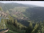 Archiv Foto Webcam Laber Bergbahn: Blick nach Oberammergau 06:00
