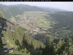 Archiv Foto Webcam Laber Bergbahn: Blick nach Oberammergau 07:00