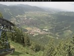 Archiv Foto Webcam Laber Bergbahn: Blick nach Oberammergau 11:00