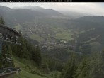Archiv Foto Webcam Laber Bergbahn: Blick nach Oberammergau 17:00