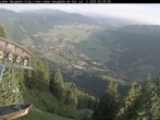 Archiv Foto Webcam Laber Bergbahn: Blick nach Oberammergau 06:00
