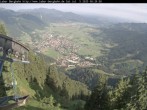 Archiv Foto Webcam Laber Bergbahn: Blick nach Oberammergau 07:00