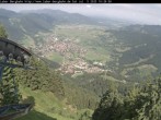 Archiv Foto Webcam Laber Bergbahn: Blick nach Oberammergau 09:00