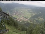 Archiv Foto Webcam Laber Bergbahn: Blick nach Oberammergau 11:00