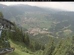 Archiv Foto Webcam Laber Bergbahn: Blick nach Oberammergau 13:00