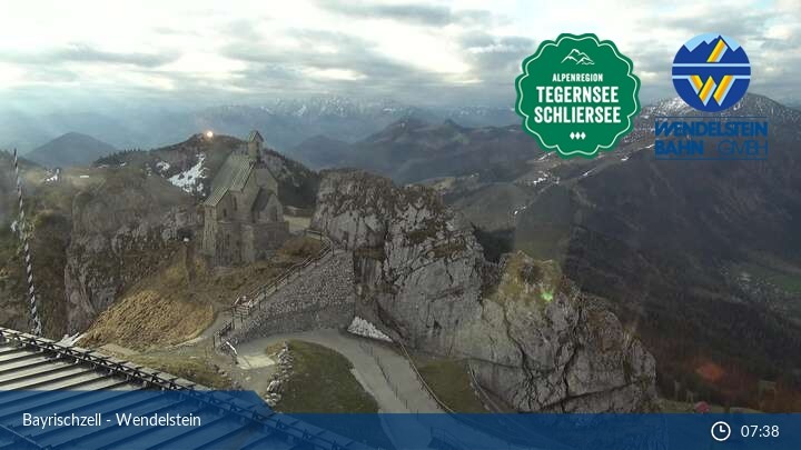 Webcam Gipfelblick vom Wendelstein 1763 m... • Oberbayern - Bayerische ...