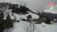 Archiv Foto Webcam Leogang: Asitz Kabinenbahn Mittelstation 13:00