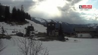 Archiv Foto Webcam Leogang: Asitz Kabinenbahn Mittelstation 15:00