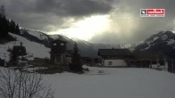 Archiv Foto Webcam Leogang: Asitz Kabinenbahn Mittelstation 17:00