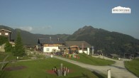 Archiv Foto Webcam Leogang: Asitz Kabinenbahn Mittelstation 06:00