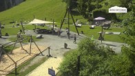 Archiv Foto Webcam Leogang: Asitz Kabinenbahn Mittelstation 09:00