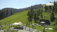 Archiv Foto Webcam Leogang: Asitz Kabinenbahn Mittelstation 11:00