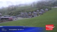 Archived image Webcam Wildkogel Ski Resort: Top station Frühmesserbahn lift 2150m 06:00