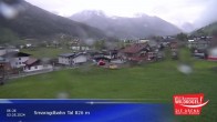Archived image Webcam Wildkogel Ski Resort: Top station Frühmesserbahn lift 2150m 05:00