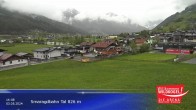 Archived image Webcam Wildkogel Ski Resort: Top station Frühmesserbahn lift 2150m 13:00