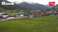Archived image Webcam Wildkogel Ski Resort: Top station Frühmesserbahn lift 2150m 19:00
