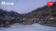 Archived image Webcam Wildkogel Ski Resort: Top station Frühmesserbahn lift 2150m 06:00