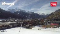 Archived image Webcam Wildkogel Ski Resort: Top station Frühmesserbahn lift 2150m 09:00