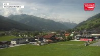 Archived image Webcam Wildkogel Ski Resort: Top station Frühmesserbahn lift 2150m 09:00
