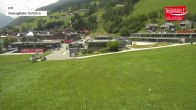 Archived image Webcam Wildkogel Ski Resort: Top station Frühmesserbahn lift 2150m 11:00