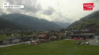 Archived image Webcam Wildkogel Ski Resort: Top station Frühmesserbahn lift 2150m 13:00