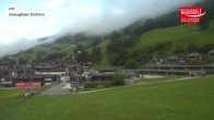 Archived image Webcam Wildkogel Ski Resort: Top station Frühmesserbahn lift 2150m 07:00
