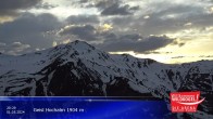 Archived image Webcam Wildkogel Ski Resort - Panorama restaurant at 2100m 19:00