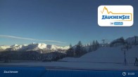 Archived image Webcam Zauchensee Restaurant Gamskogelhütte 14:00